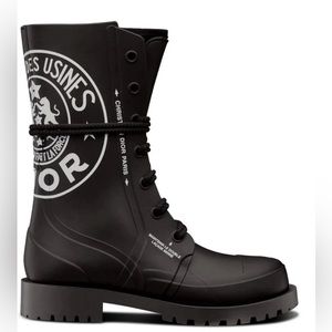 BNIB Christian Dior Diorcamp Rubber Boots, 38